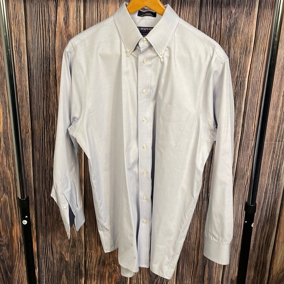 Stafford Long Sleeve Men’s Dress Shirt - Picture 1 of 4